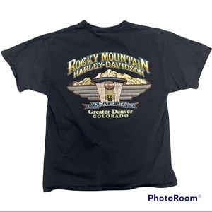 Harley Davidson Denver Colorado Shirt Tee Size Large
